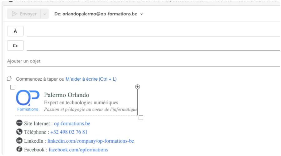 Écrivez votre modèle