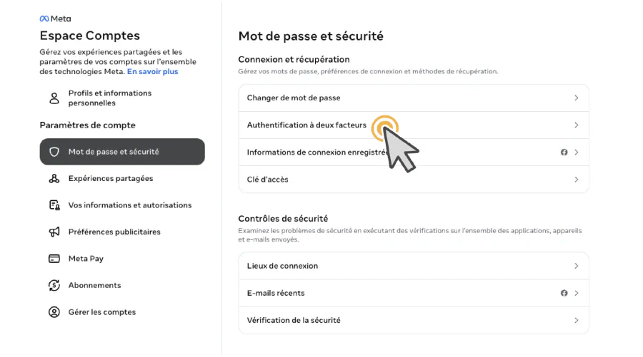 Activez la double authentification