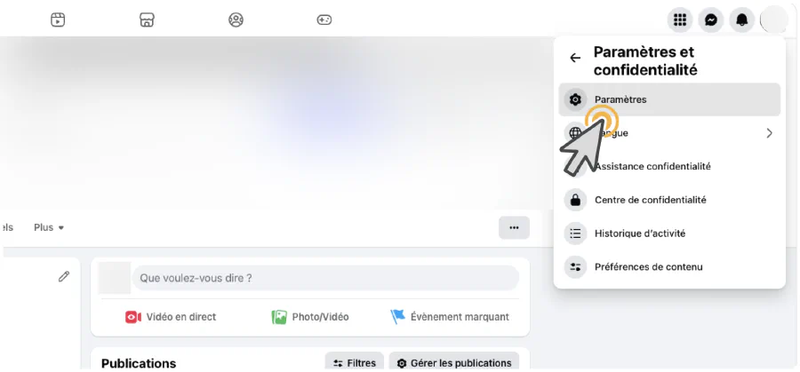 Ouvrez les paramètres